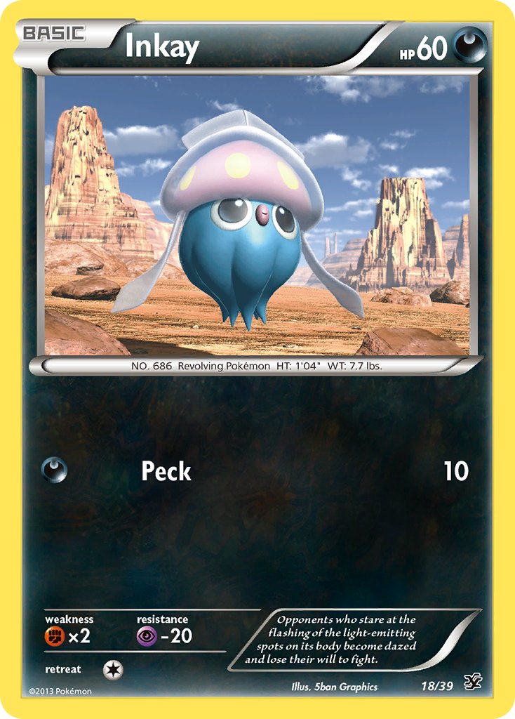 Inkay Pokémon card