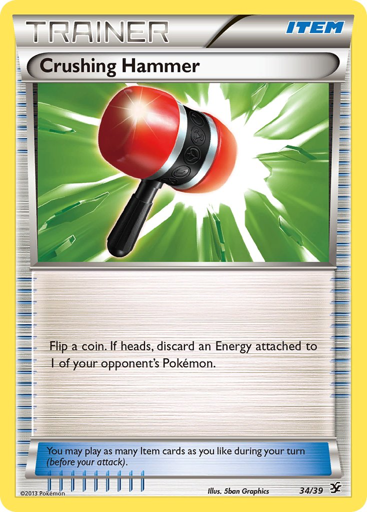Crushing Hammer Pokémon card