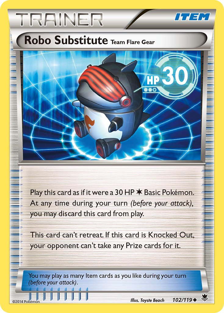 Robo Substitute Pokémon card