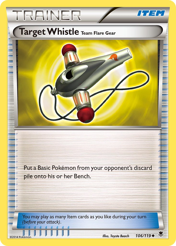 Target Whistle Pokémon card