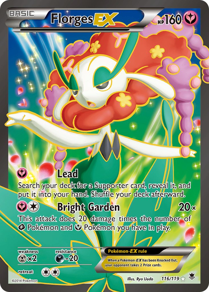 Florges EX Pokémon card