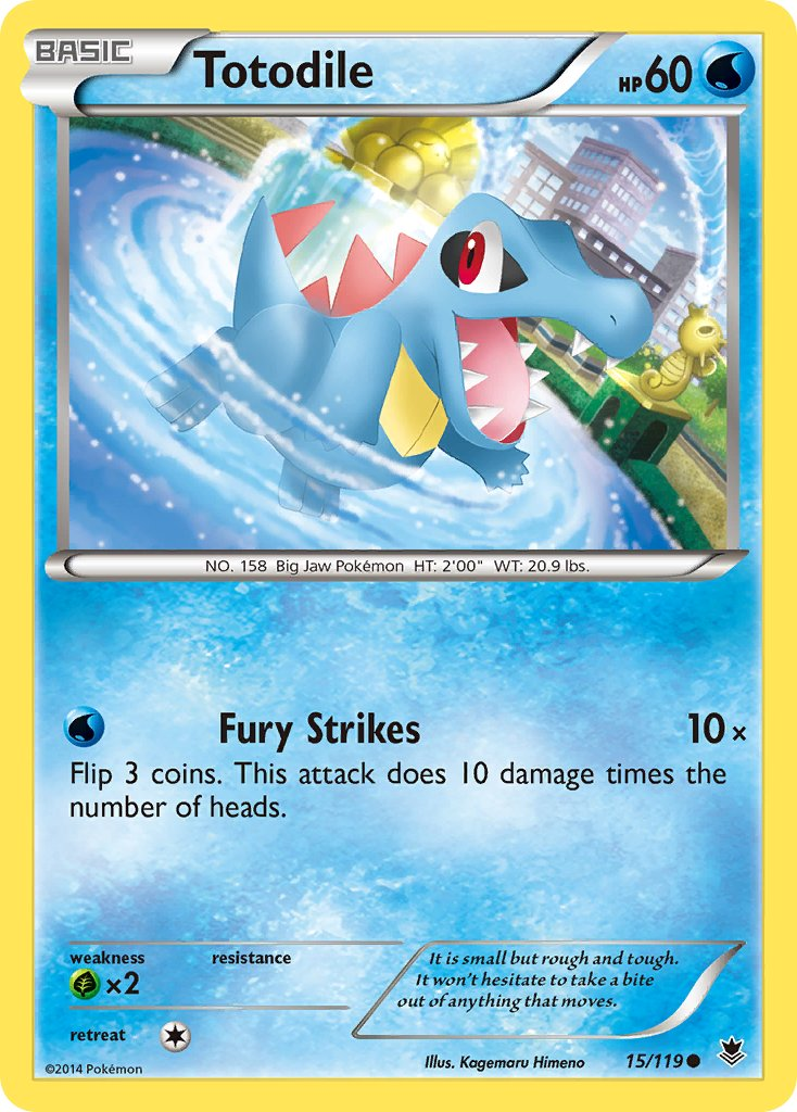 Totodile Pokémon card