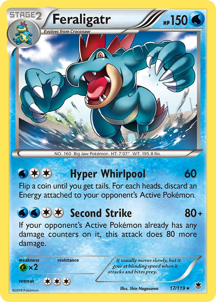 Feraligatr Pokémon card
