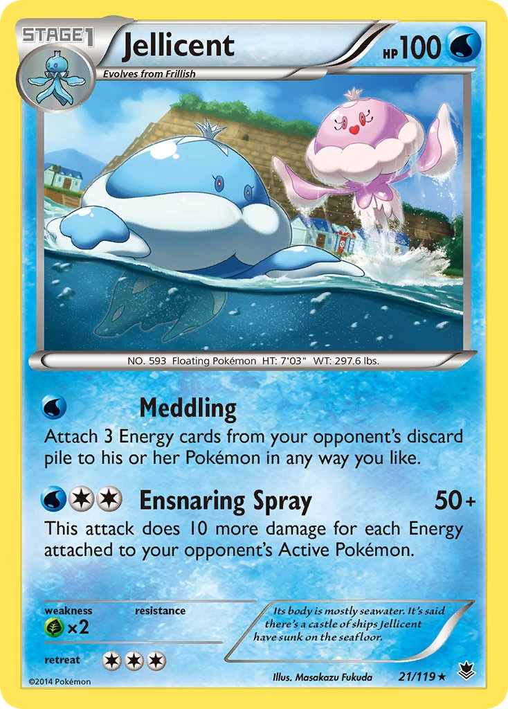 Jellicent Pokémon card