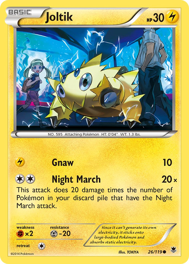 Joltik Pokémon card