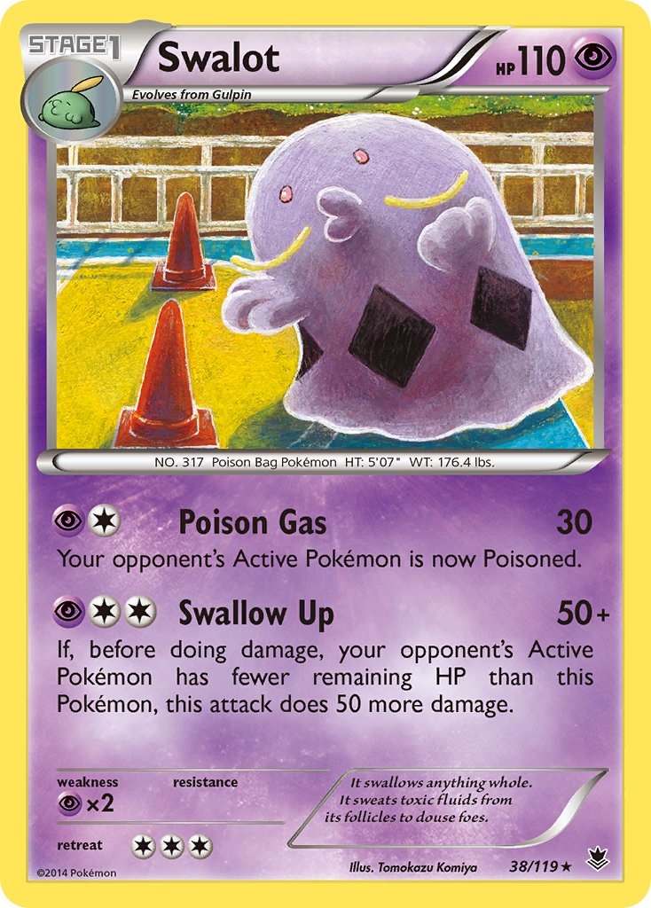 Swalot Pokémon card