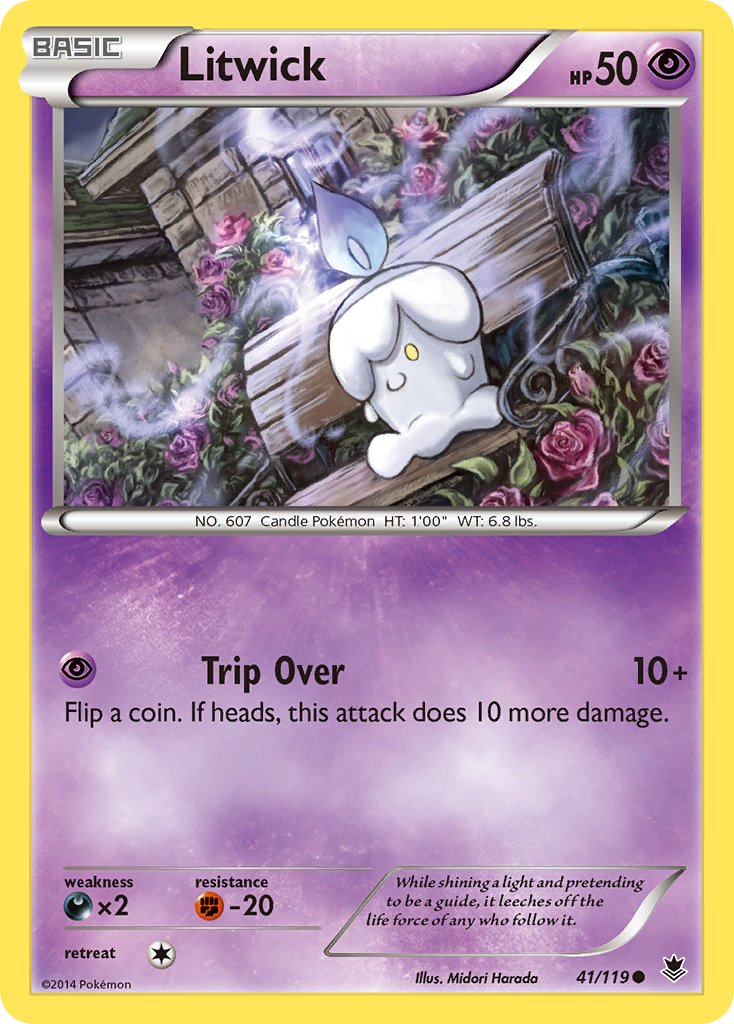 Litwick Pokémon card