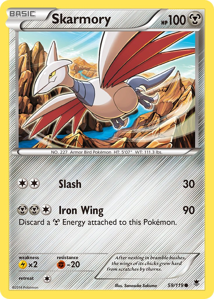 Skarmory Pokémon card
