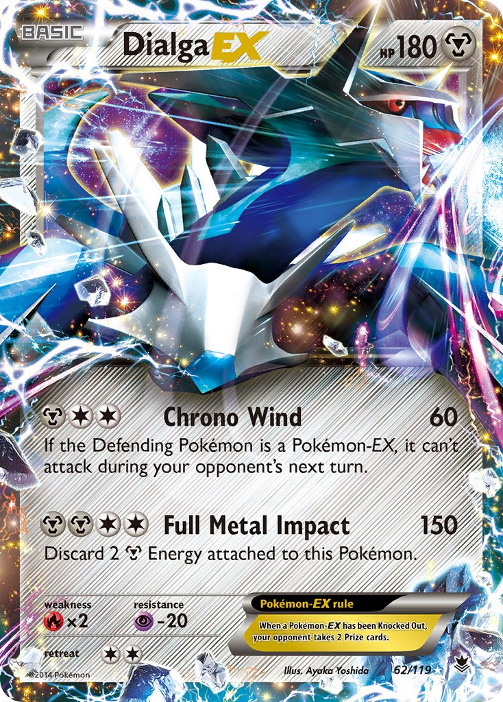 Dialga EX Pokémon card
