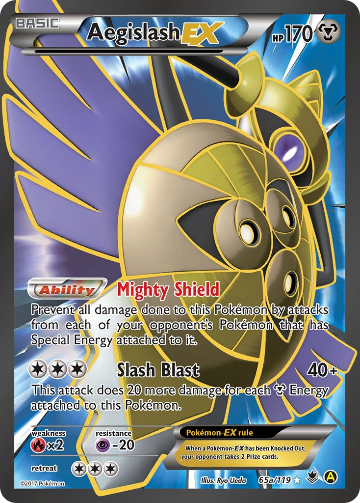 Aegislash EX Pokémon card