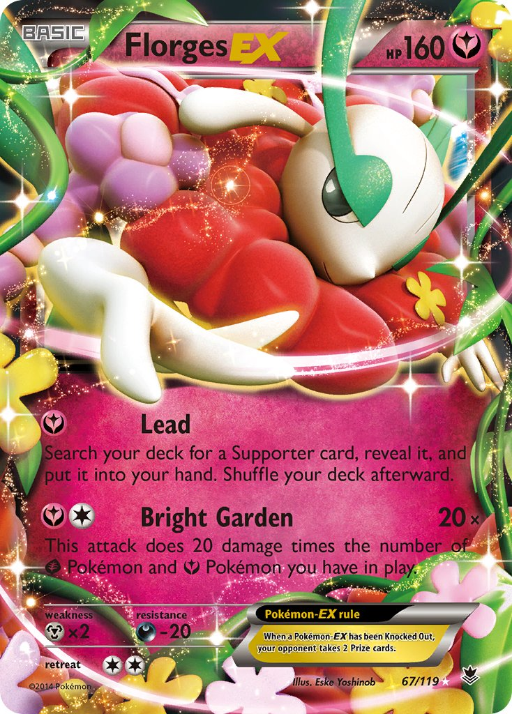 Florges EX Pokémon card