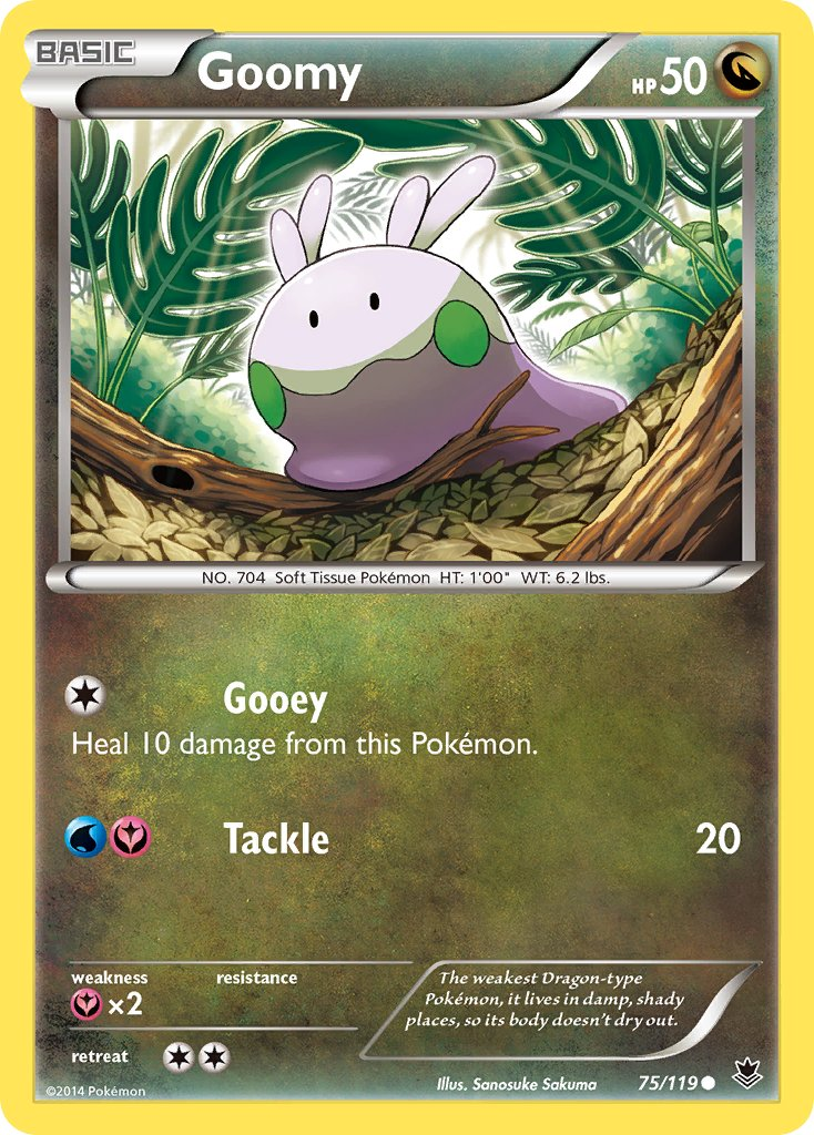 Goomy Pokémon card