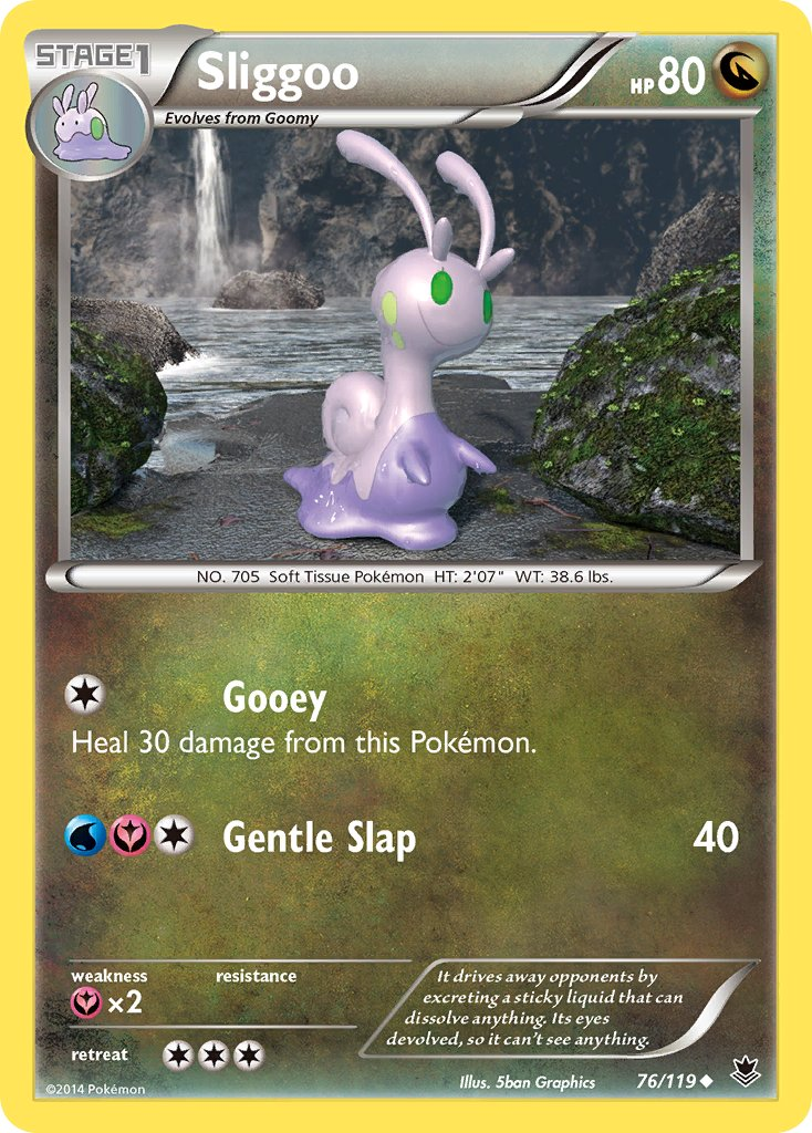 Sliggoo Pokémon card