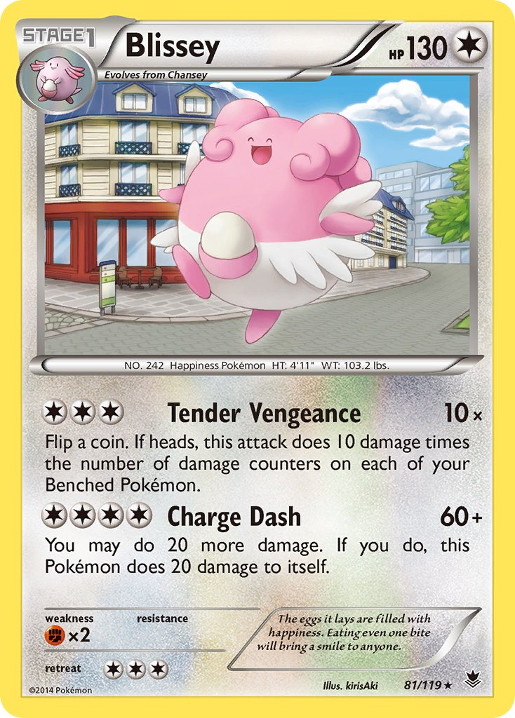 Blissey Pokémon card