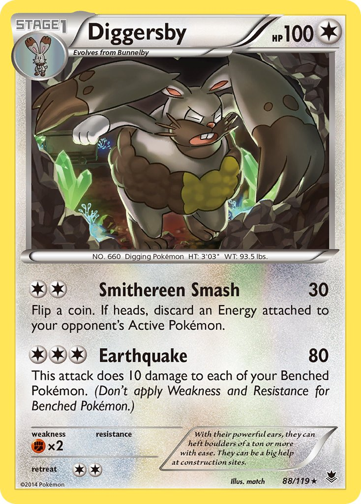 Diggersby Pokémon card