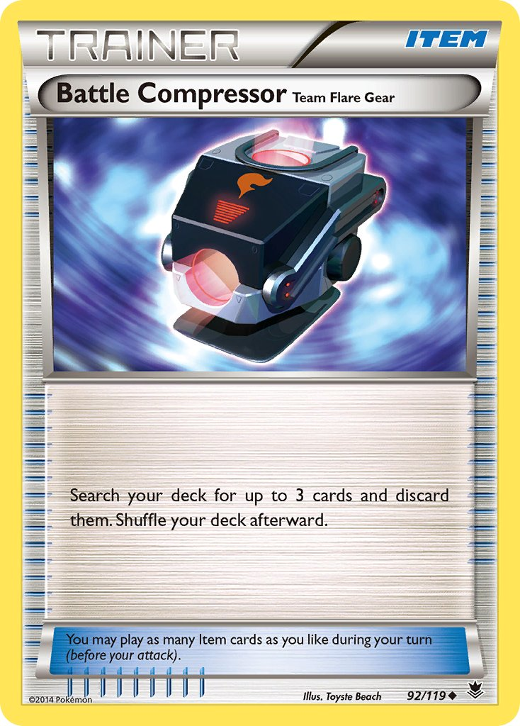 Battle Compressor Pokémon card