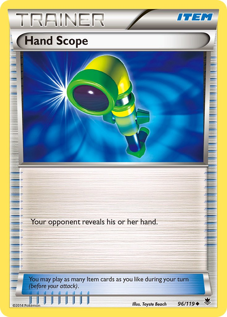 Hand Scope Pokémon card