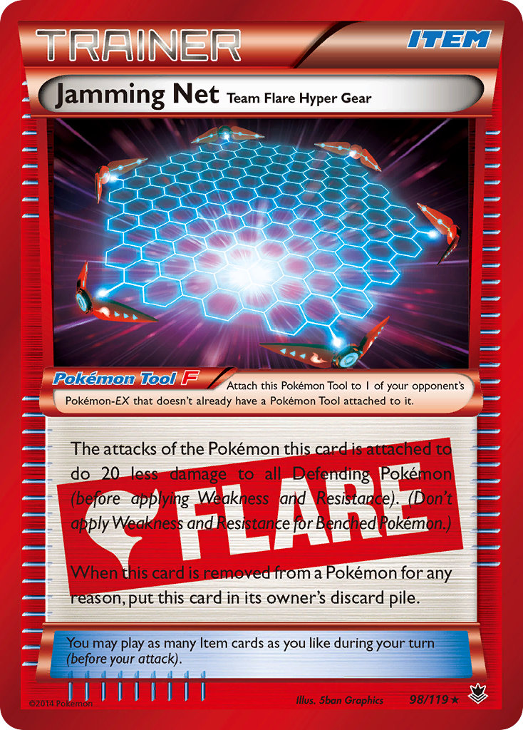 Jamming Net Pokémon card