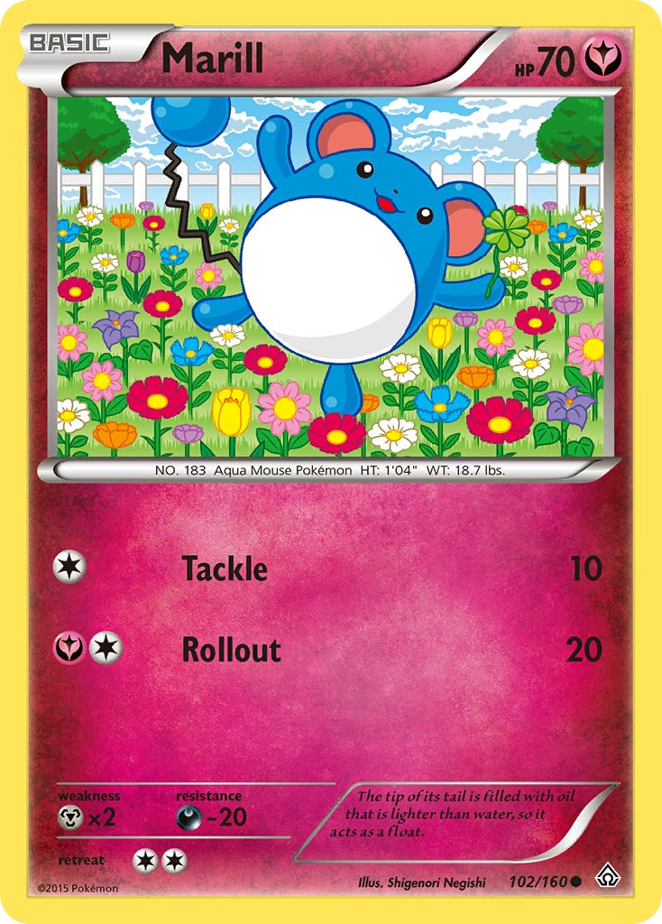 Marill Pokémon card
