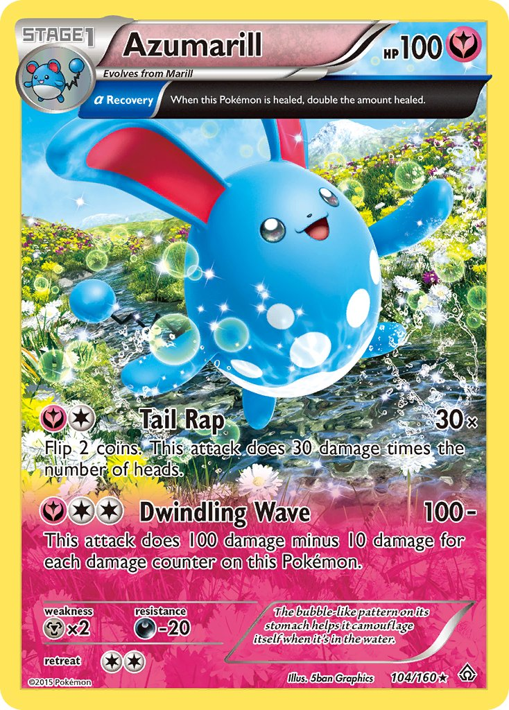 Azumarill Pokémon card