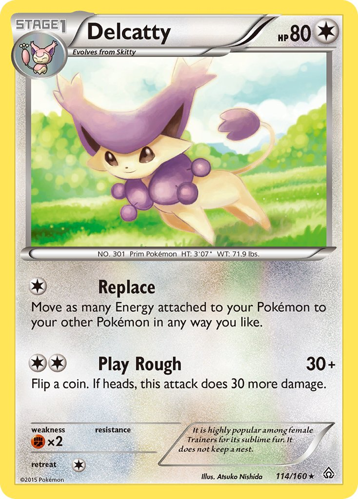 Delcatty Pokémon card