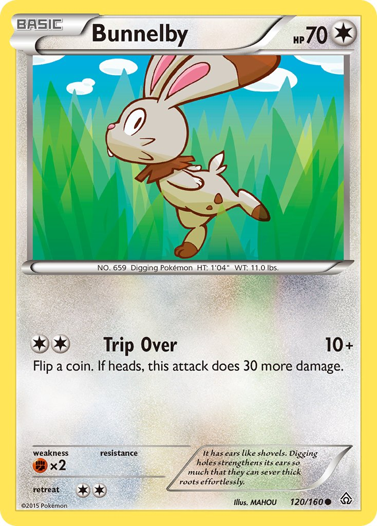 Bunnelby Pokémon card