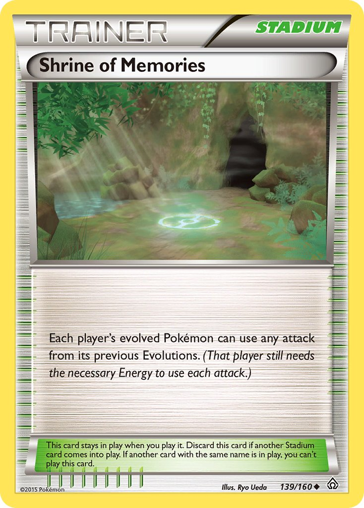 Shrine of Memories Pokémon card