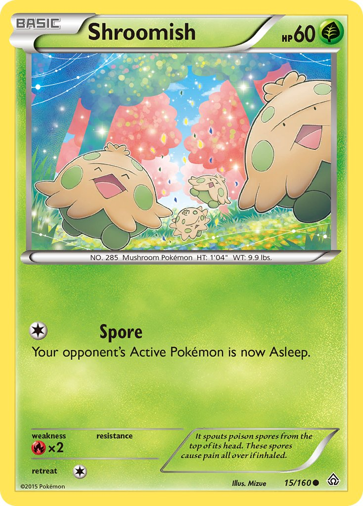 Shroomish Pokémon card