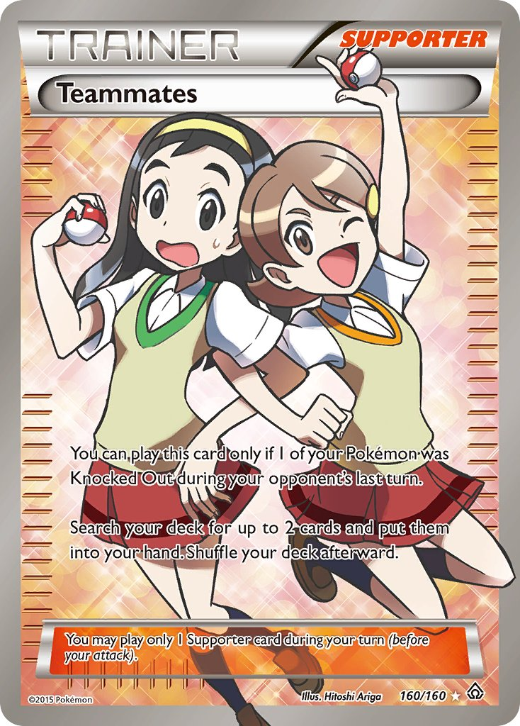 Teammates Pokémon card
