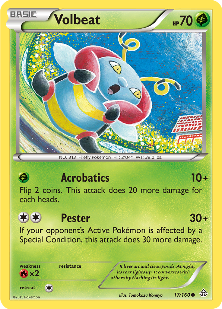 Volbeat Pokémon card
