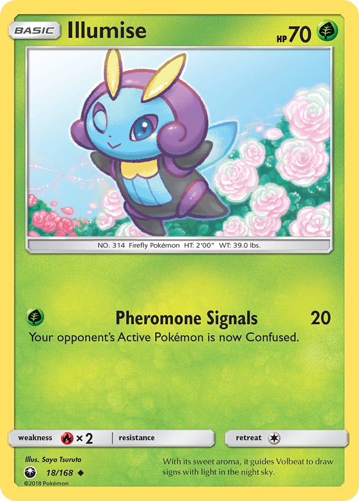 Illumise Pokémon card