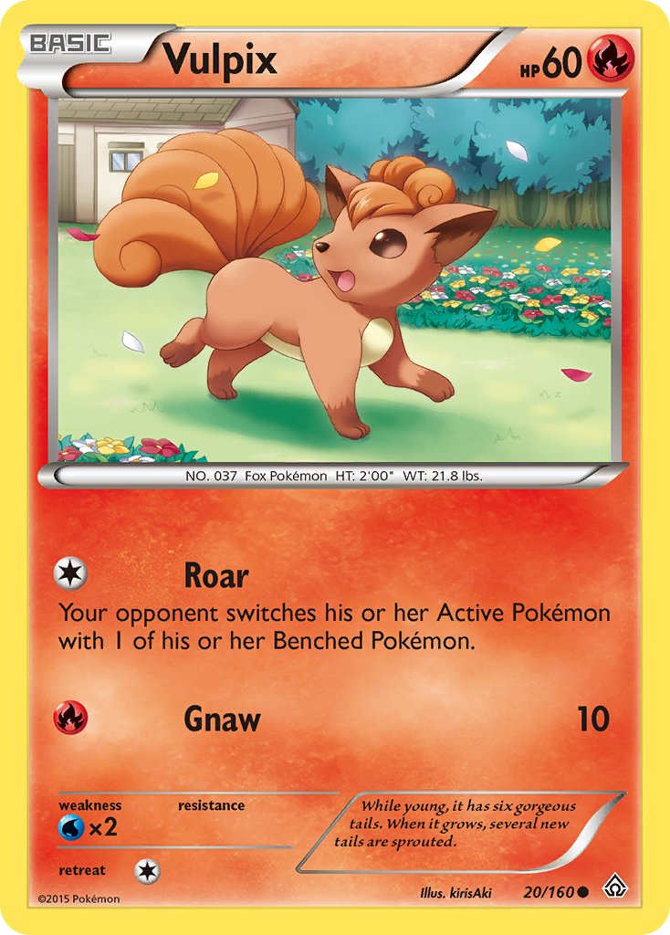 Vulpix Pokémon card