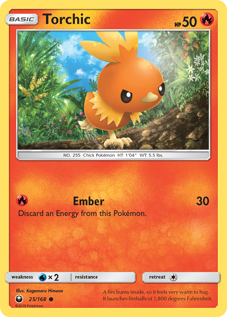 Torchic Pokémon card