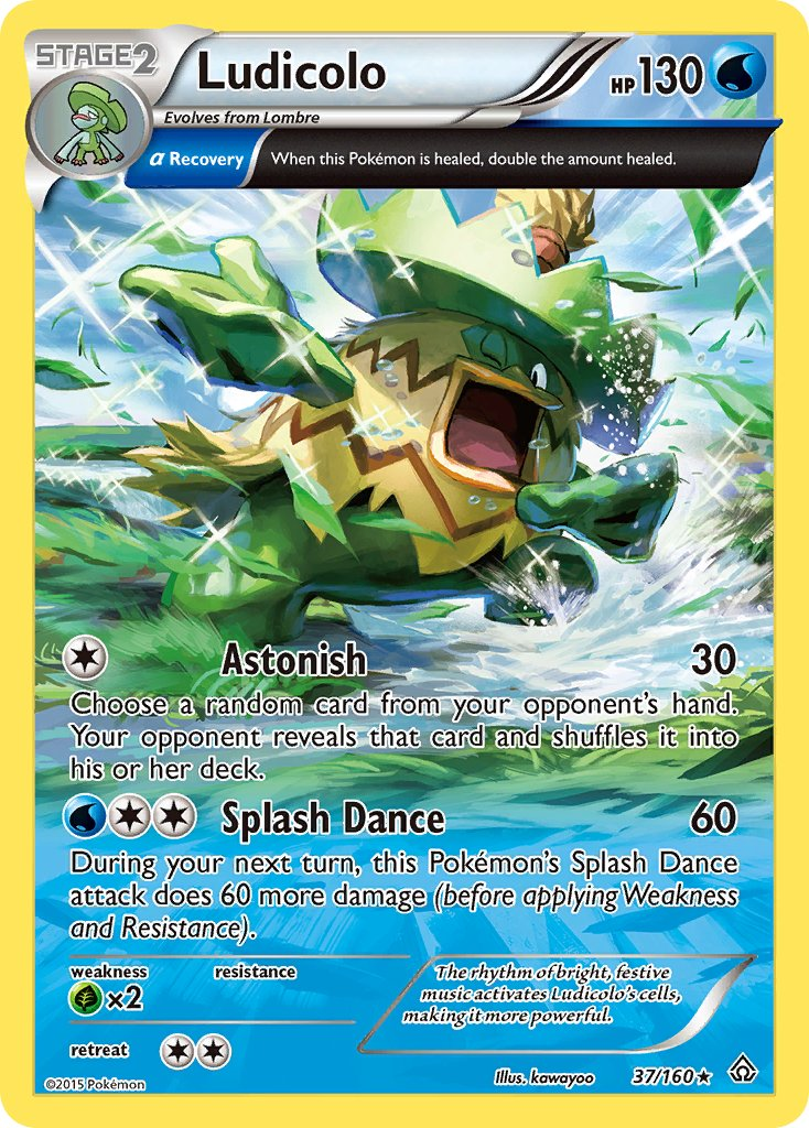 Ludicolo Pokémon card