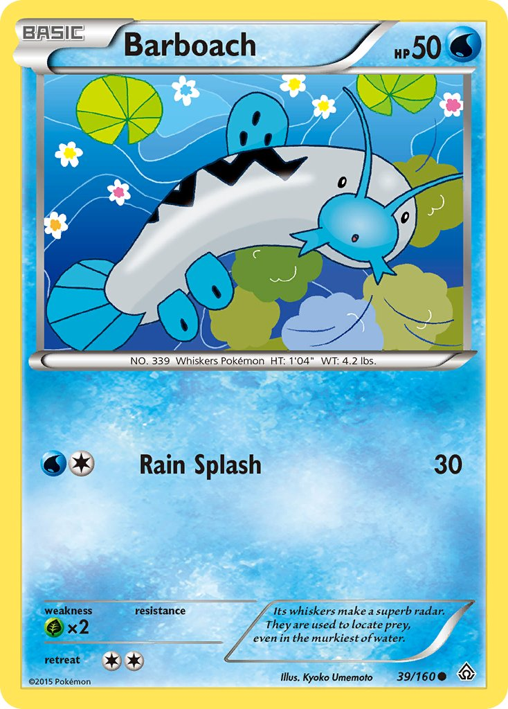 Barboach Pokémon card