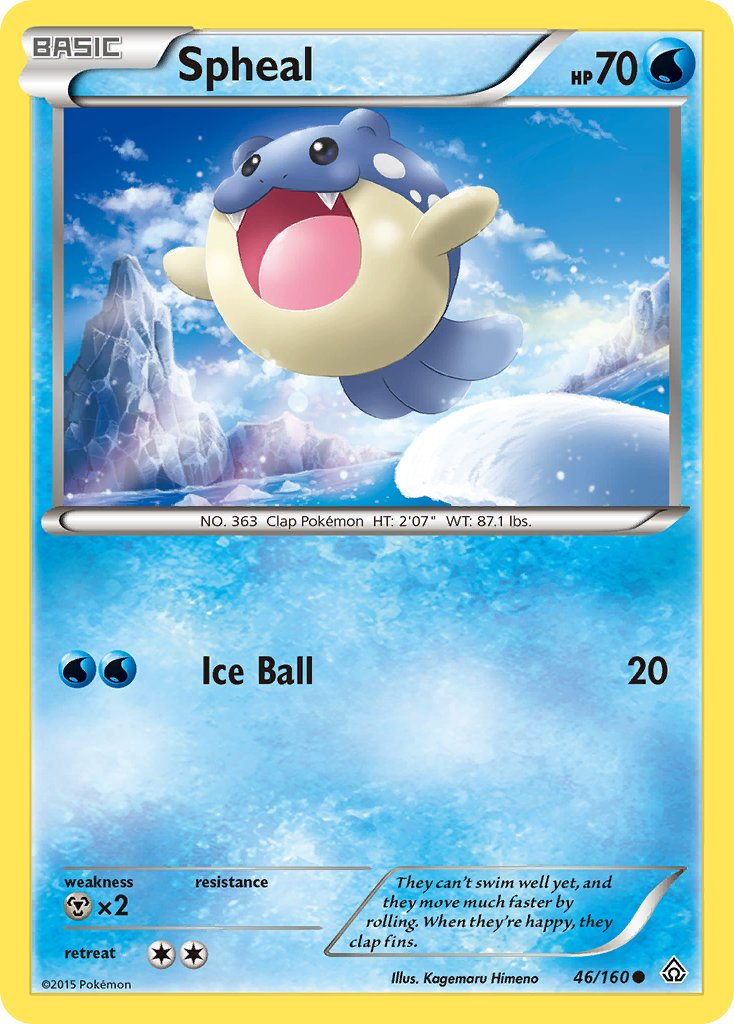 Spheal Pokémon card