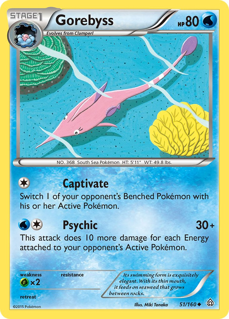 Gorebyss Pokémon card