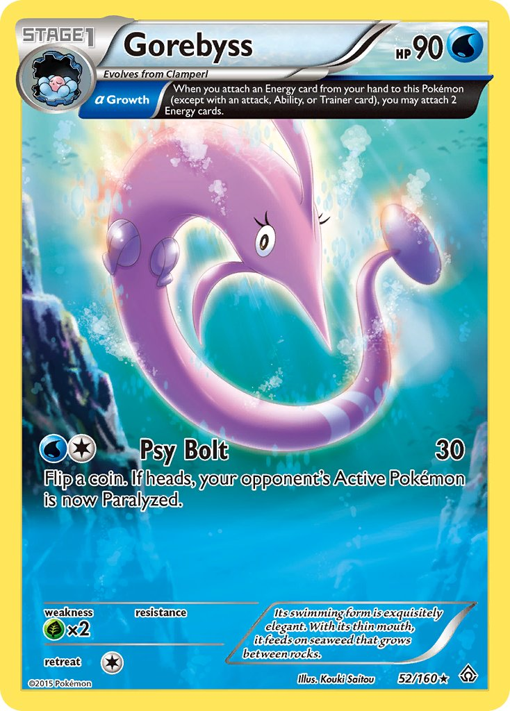 Gorebyss Pokémon card