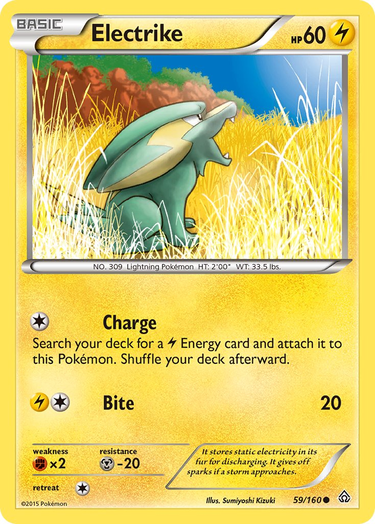 Electrike Pokémon card