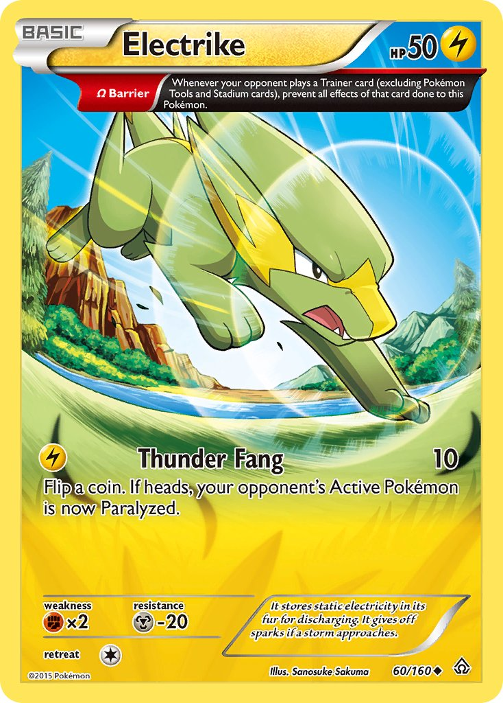 Electrike Pokémon card