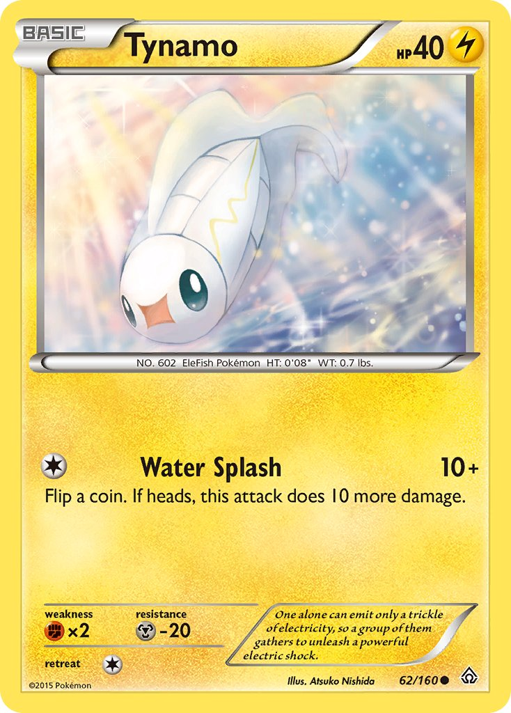 Tynamo Pokémon card