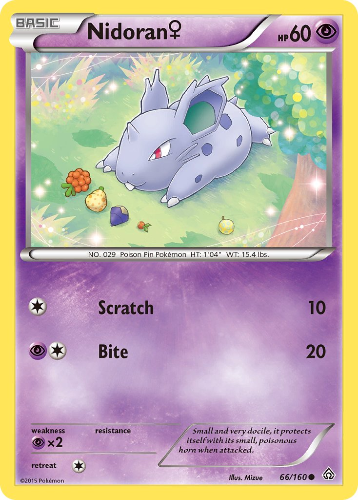 Nidoran♀ Pokémon card