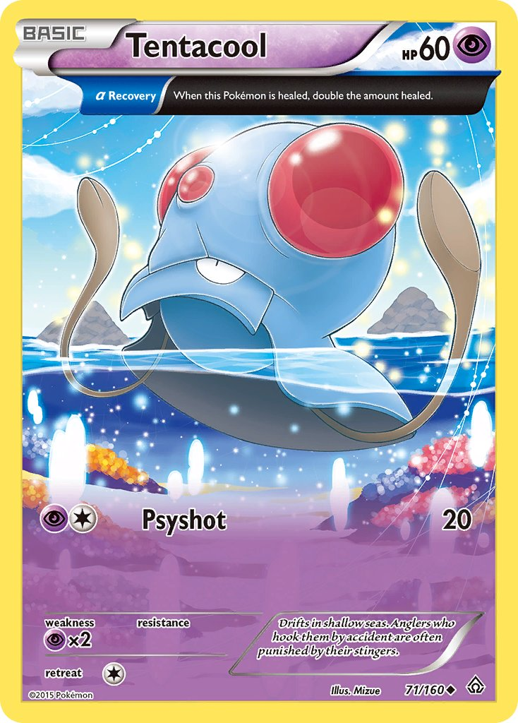 Tentacool Pokémon card
