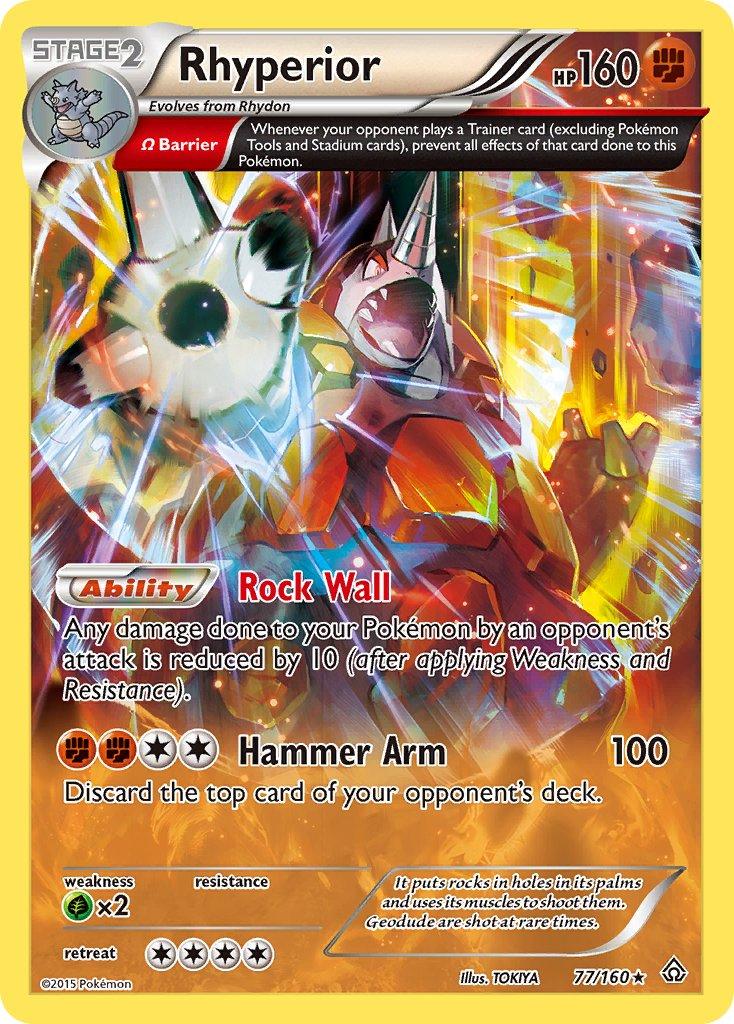 Rhyperior Pokémon card