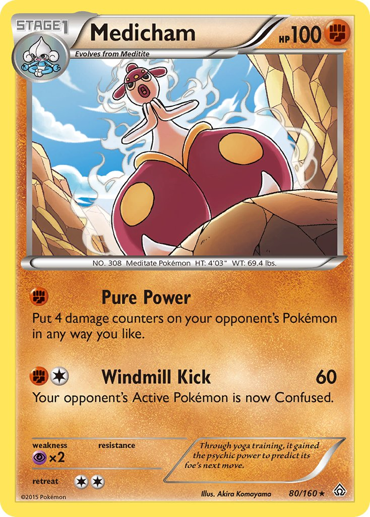 Medicham Pokémon card