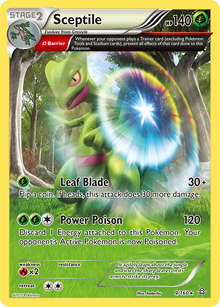Sceptile Pokémon card