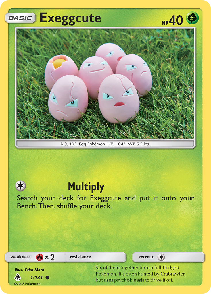 Exeggcute Pokémon card