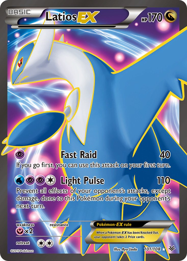 Latios EX Pokémon card