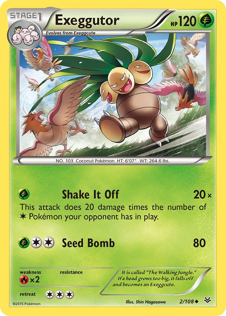 Exeggutor Pokémon card