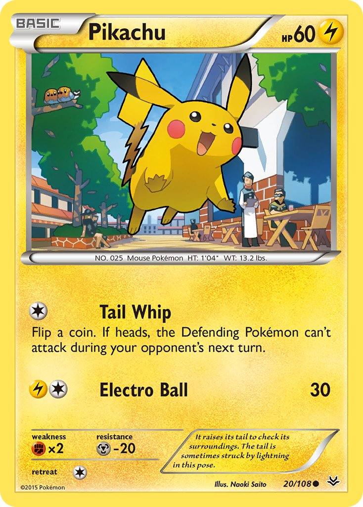 Pikachu Pokémon card